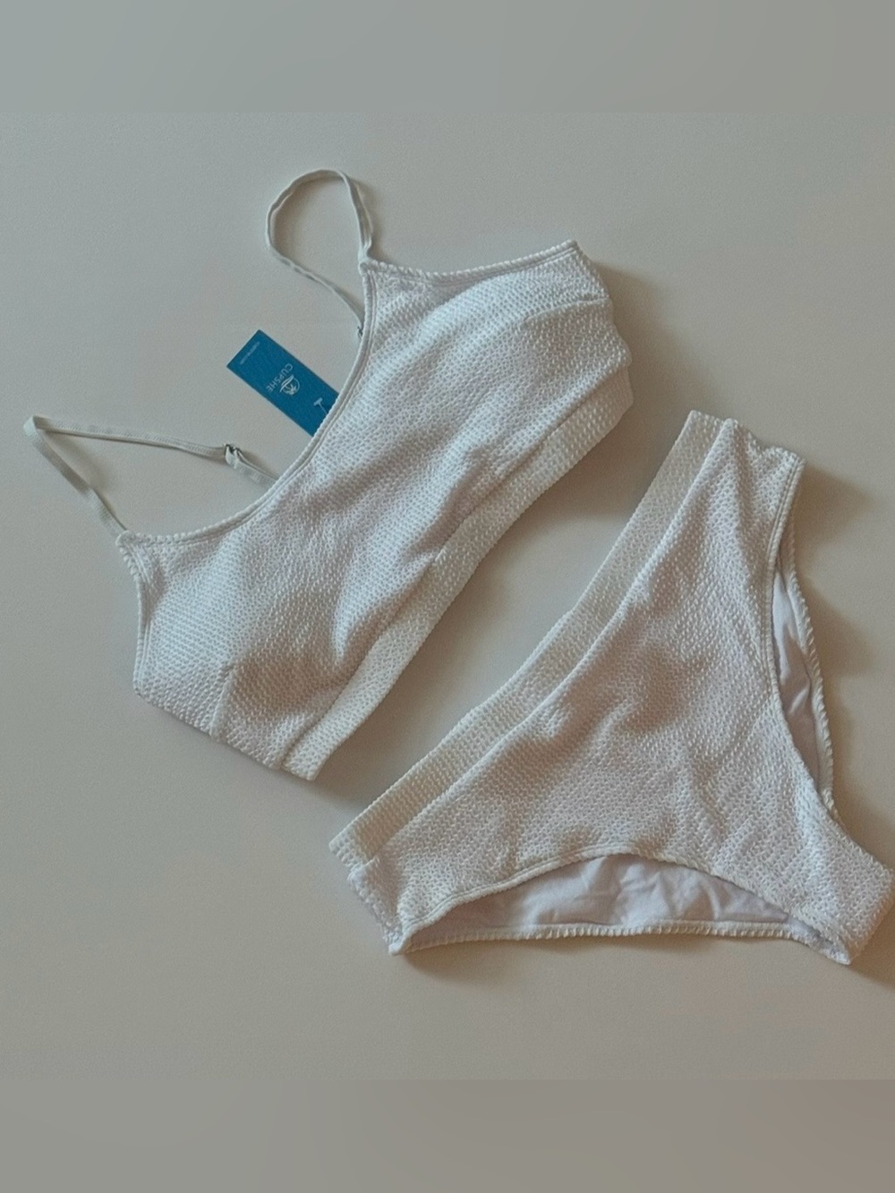 Cupshe Cream Two-Piece Bikini Set (NWT)
